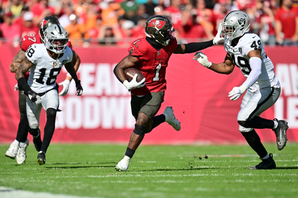 las vegas raiders vs tampa bay buccaneers match player stats